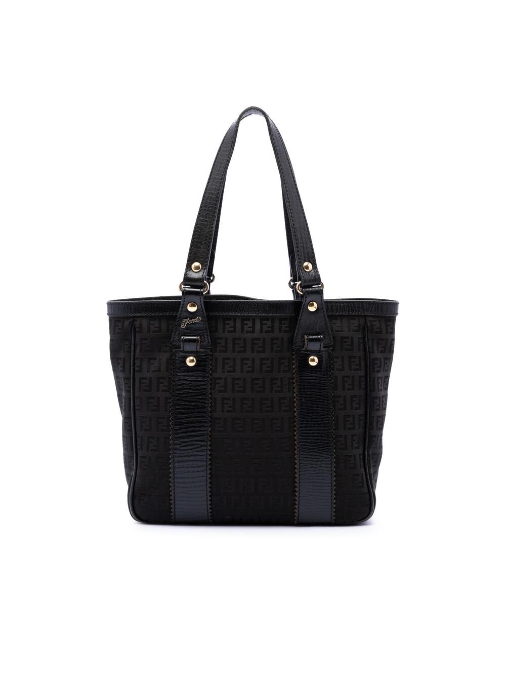 Fendi Zucchino Canvas Tote Pre-Loved #361335F60B